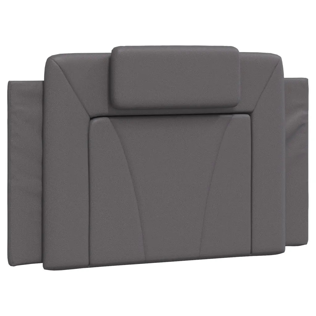 Letto singolo | Letto per adulti | Letto Viana con Materasso Grgio 80x200 cm in Similpelle