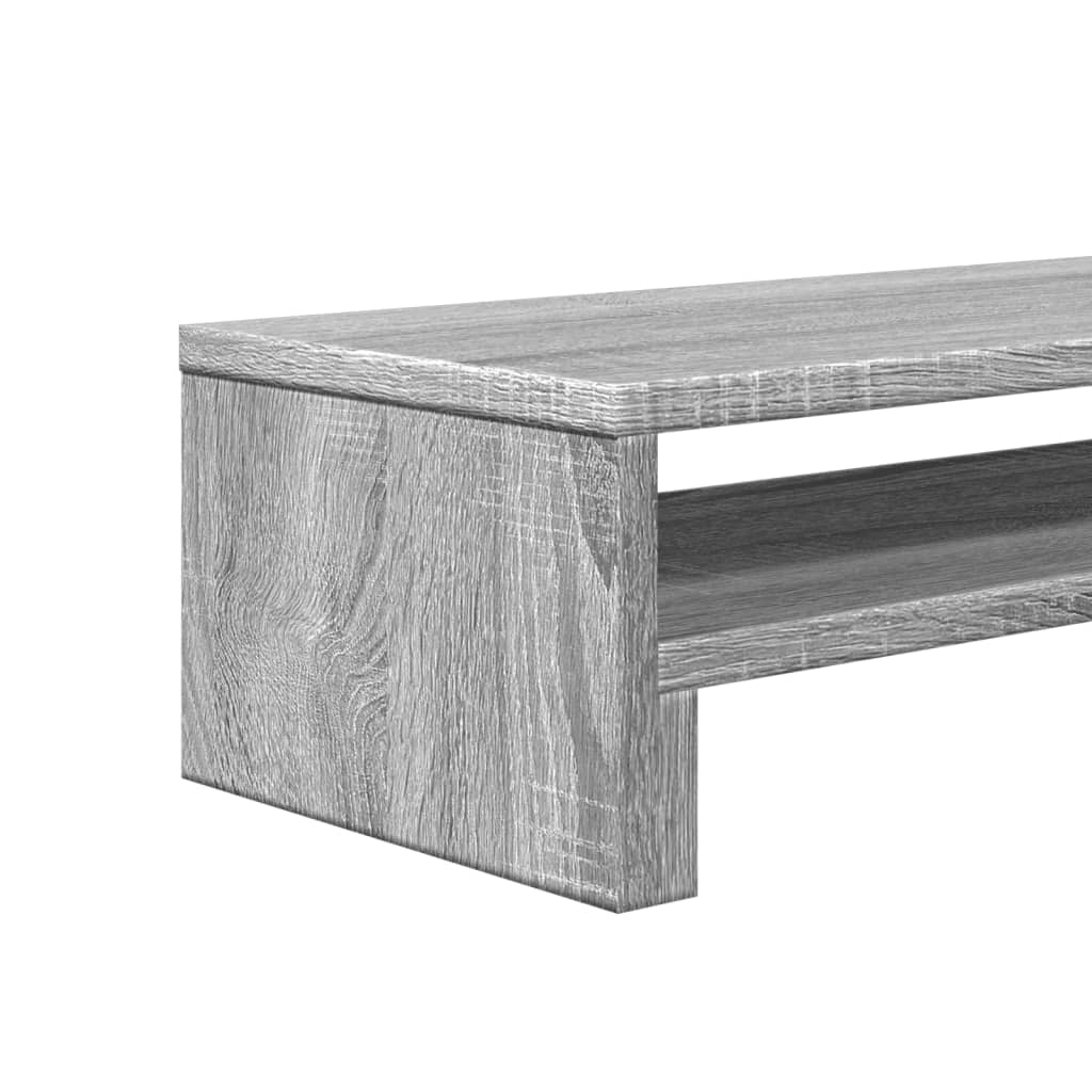 Supporto per monitor Sonoma scrivania/tavolo 54 x 22 x 15 cm legno ingegnerizzato grigio 02_0044998