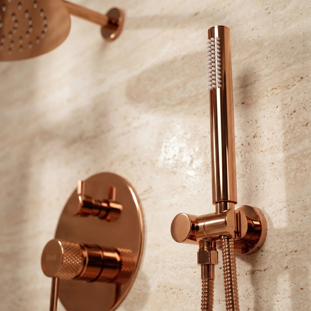 Set Doccia Da Incasso Rea Venti Copper + Box