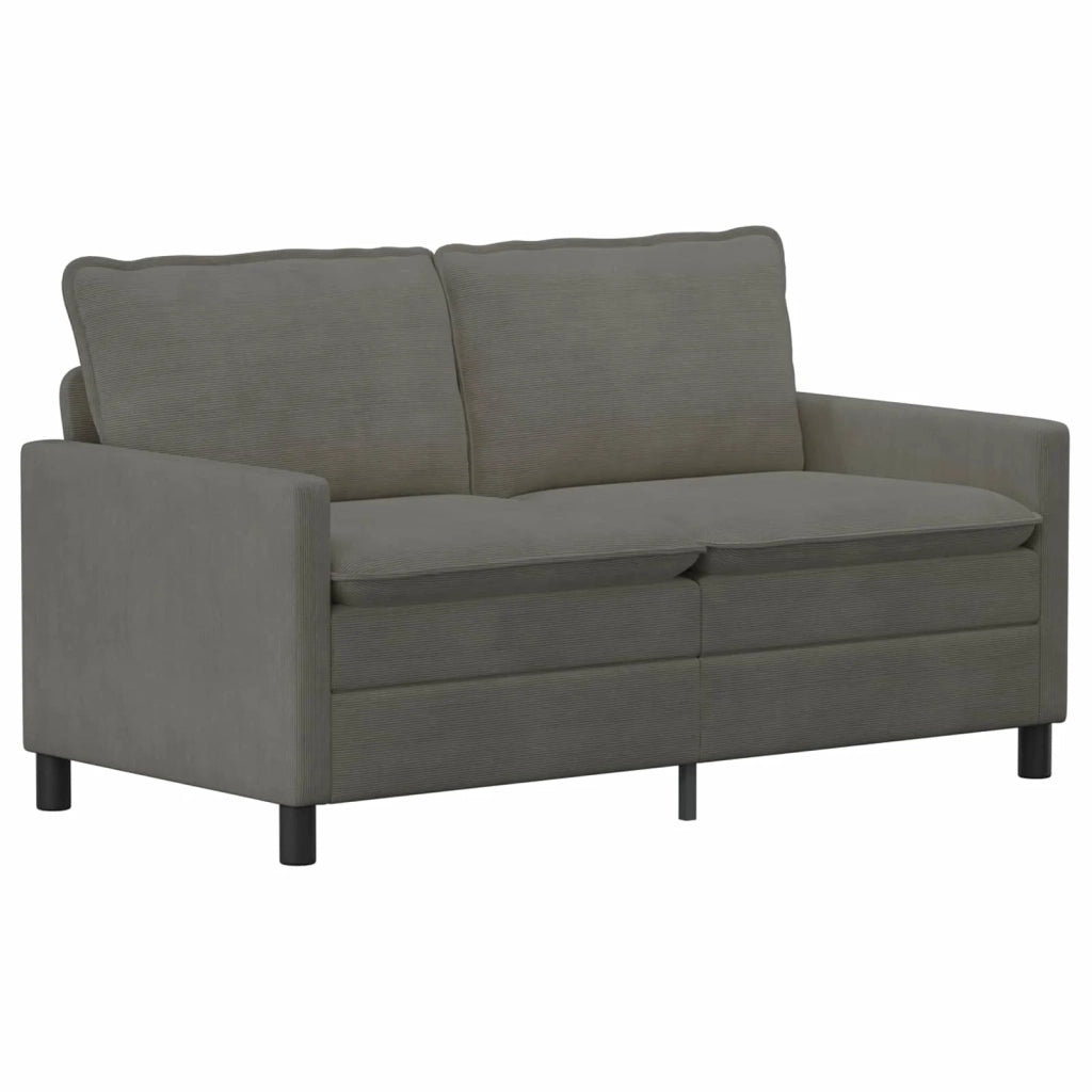Set di divani 2 pcs Grigio Chiaro Tessuto 3417083