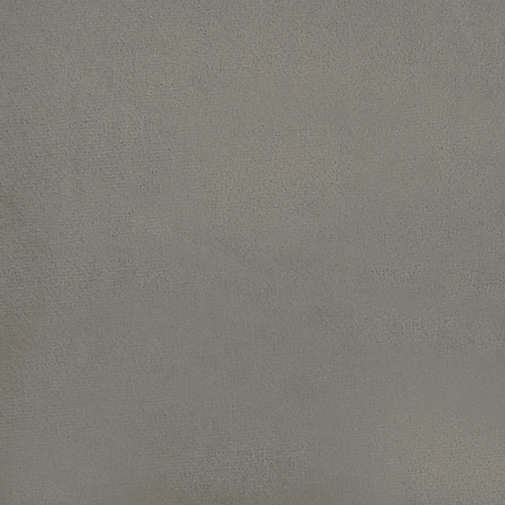 Panca/panca in velluto grigio chiaro 100 x 30 x 30 cm 02_0010548