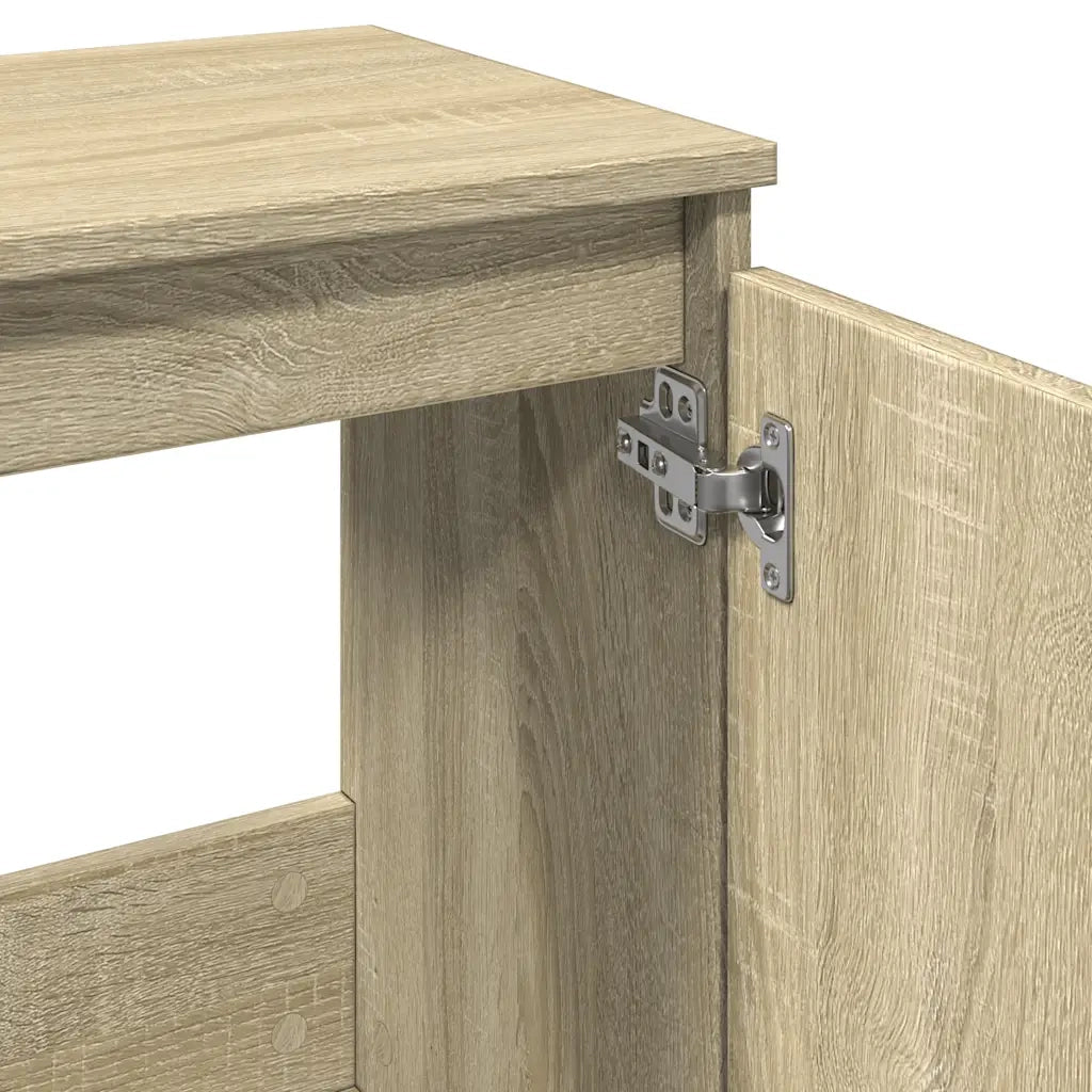 Mobile da Bagno | Armadio da bagno Rovere Sonoma 58x33x60 cm in Legno Multistrato