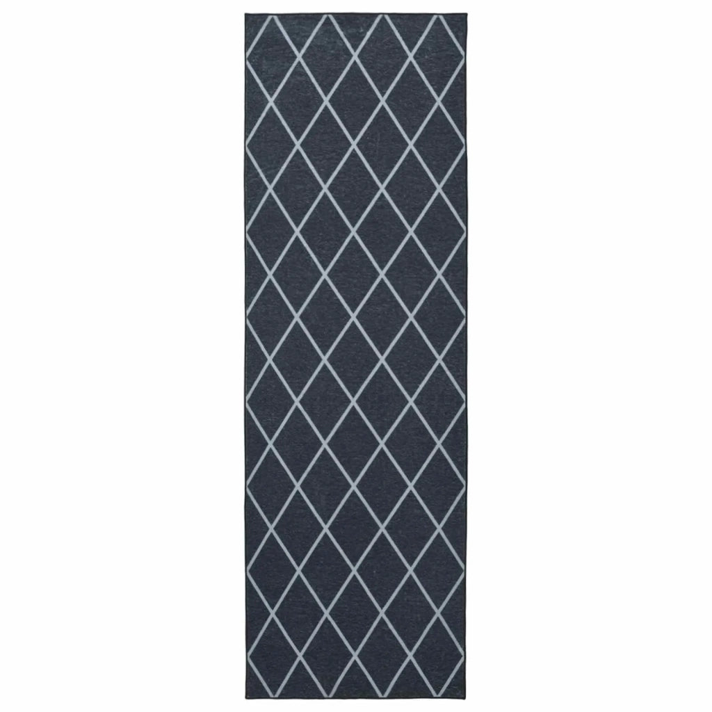 Runner Tappeto ORIZ 1150 gsm Motivo in rete nera 42045490
