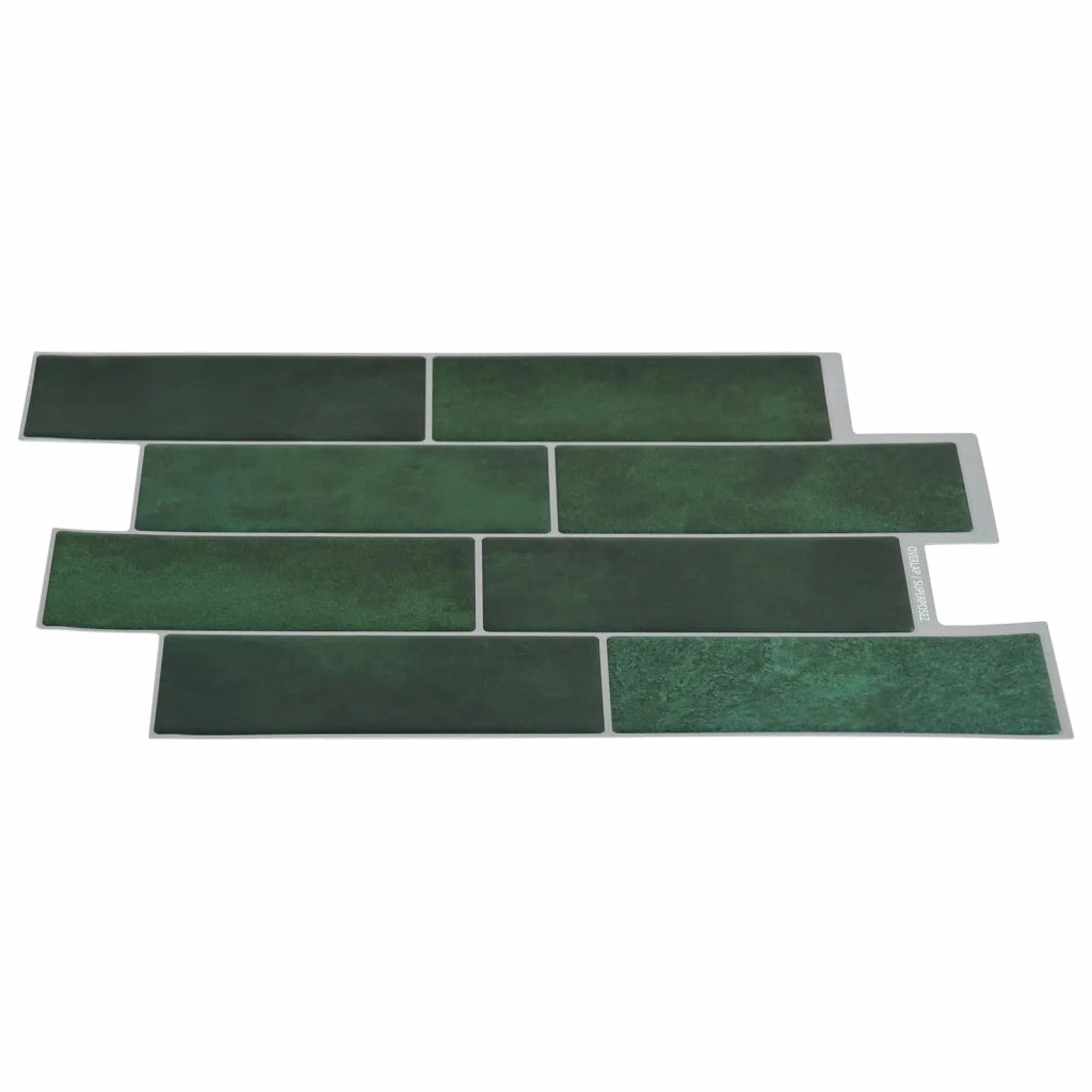Piastrella subway 50 pcs Verde Scuro 29 x 21 cm 42046143