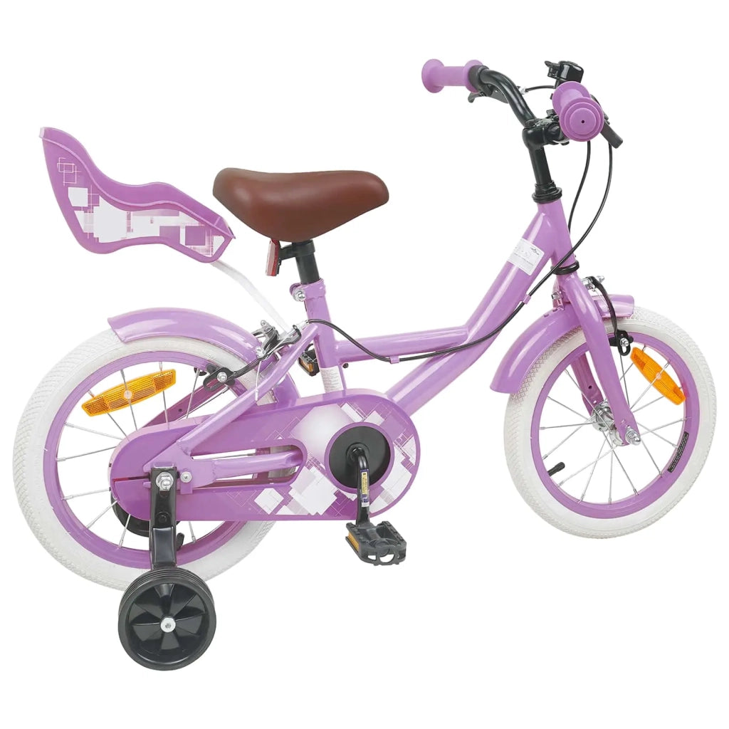 Bicicletta per Bambini 16 Pollici per bambini di 4-6 anni Viola 42009425