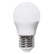 LAMPADA LED MINISFERA G45 ST Dimmerabile, E27, 6W, 250°, 3000K, 220Vac, LM510, RA 80, 45*80mm BOX