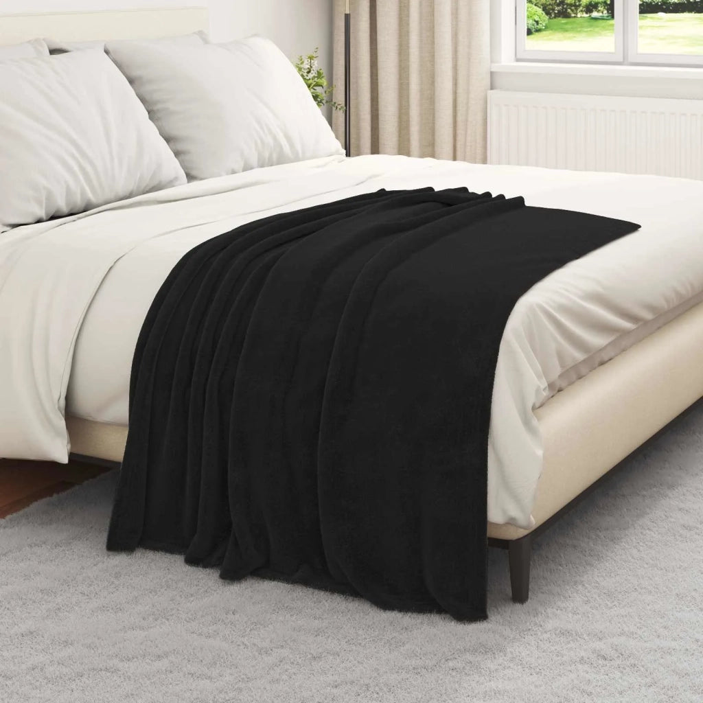 Coperta Nero 130 x 150 cm Panno 42016777