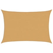 Vela Parasole | Telo Ombra | Vela da ombra 160 g/m2 Rettangolare Sabbia 2,5x3,5 m in HDPE