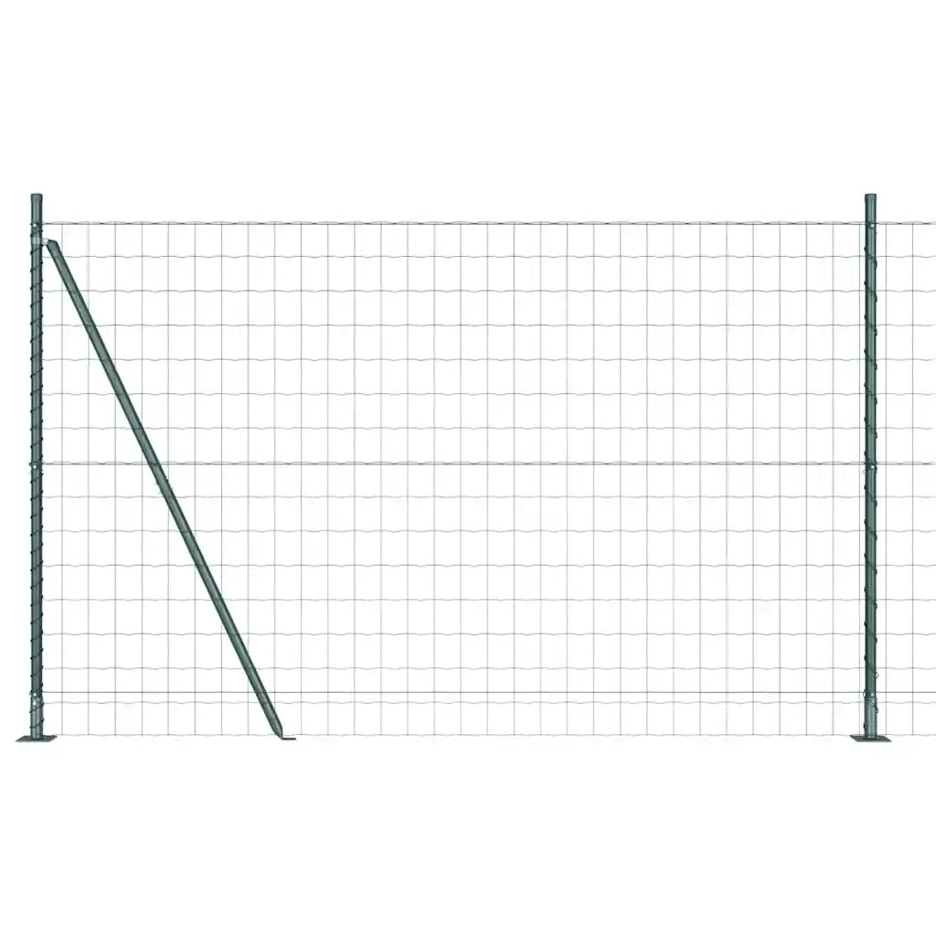 Recinzione con Posto Verde 1,2 x 25 m Acciaio e PVC