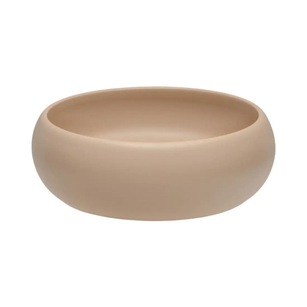 Set ICON: mobile sottolavabo 100cm con nicchie visibili + lavabo rotondo da appoggio + specchio LED + colonna