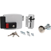 SERRATURA LEGNO APPLICARE ELETTRICA 11670N CISA - VERN C.STACCATO+SCR+M1+PULSANTE E.MM 50/80 SX- 1 pezzi