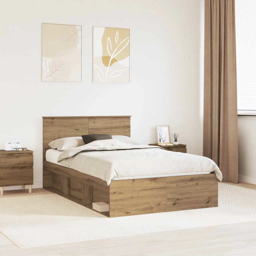 Struttura del letto-Giroletto Rovere Artigianale 120 x 200 cm 527426