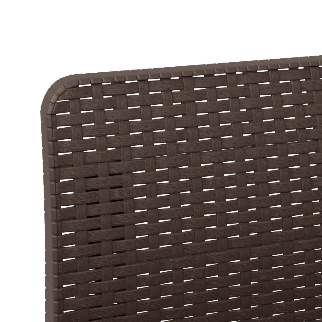 Divano da esterno-Divano da Giardino a 1 Posto con Cuscino Aspetto Rattan PP 919758