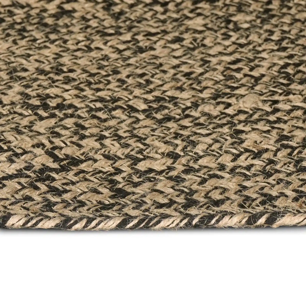 Tappeti per area | Tappeti a zone Naturale e Nero 240 x 340 cm Juta