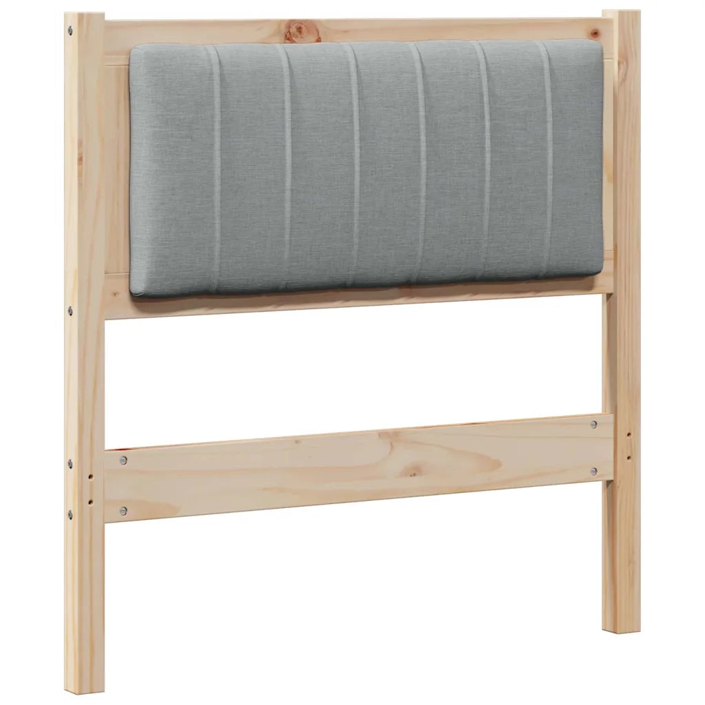 Testiera | Testata imbottita con Testiera | Testata Marrone 80 cm Pino massello