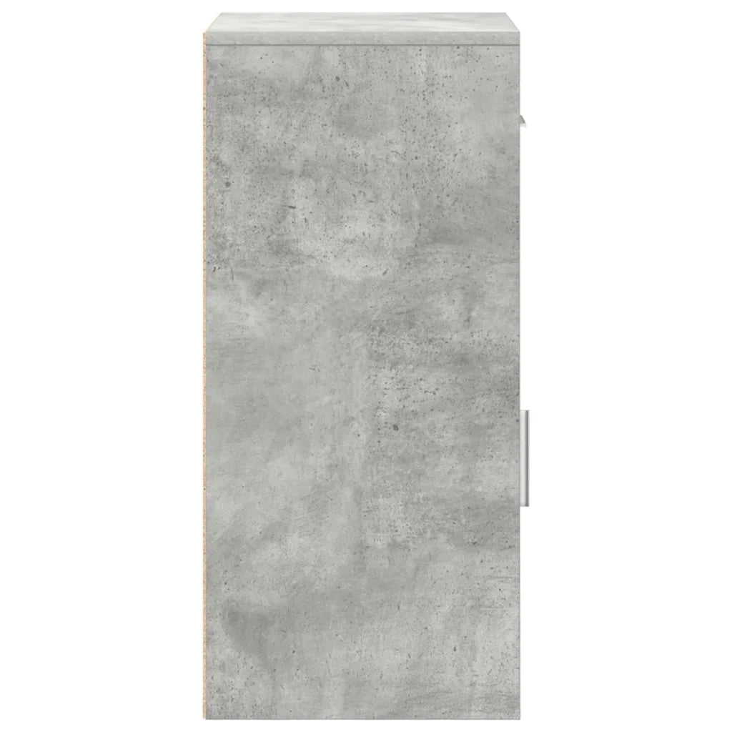 Credenza con cassetto Grigio cemento 38 x 34 x 75 cm 869549