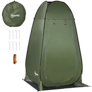 Tenda Doccia Campeggio Portatile ¨C Xylo ¨C Verde Oliva con Tasca e Borsa Trasporto UV 20+ 126x124x189cm