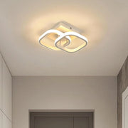 Lampada da soffitto LED - Stile Moderno - Sensore di Movimento - Luce Calda 3000K - Bianca Metallica - Adatta per Camera da Letto, Salotto, Cucina e Hall