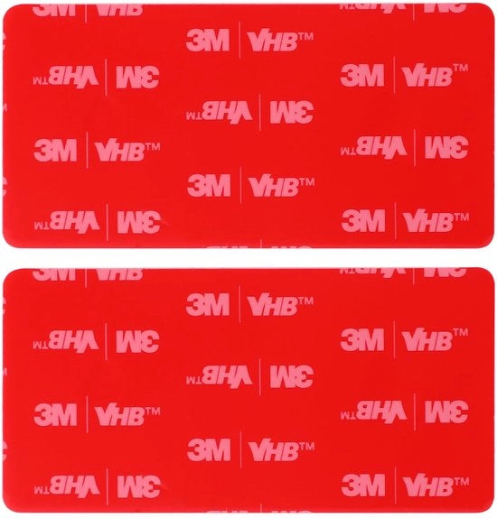 2 adesivi sostitutivi per sostituzione di una doppia asse da asciugamano – adesivi VHB originali, 5 x 10,5 cm
