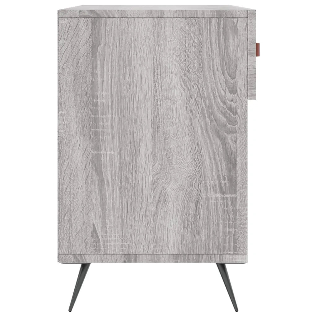 Panca Porta Scarpe | Scarpiera | Mobile per scarpe Grigio Sonoma 102x35x55 cm Legno Multistrato