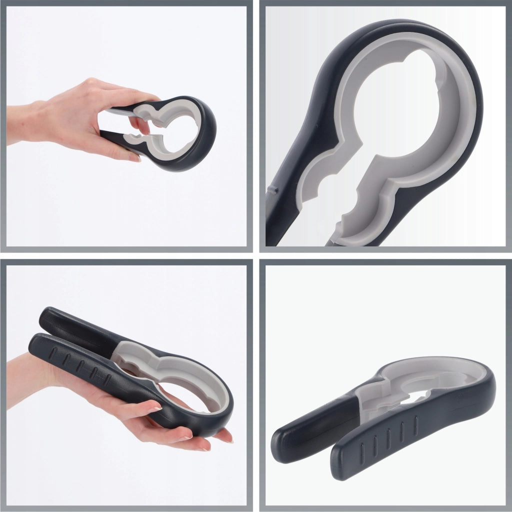 Apribottiglie KADAX per barattoli, bottiglie, tappi, lattine, universale, solido