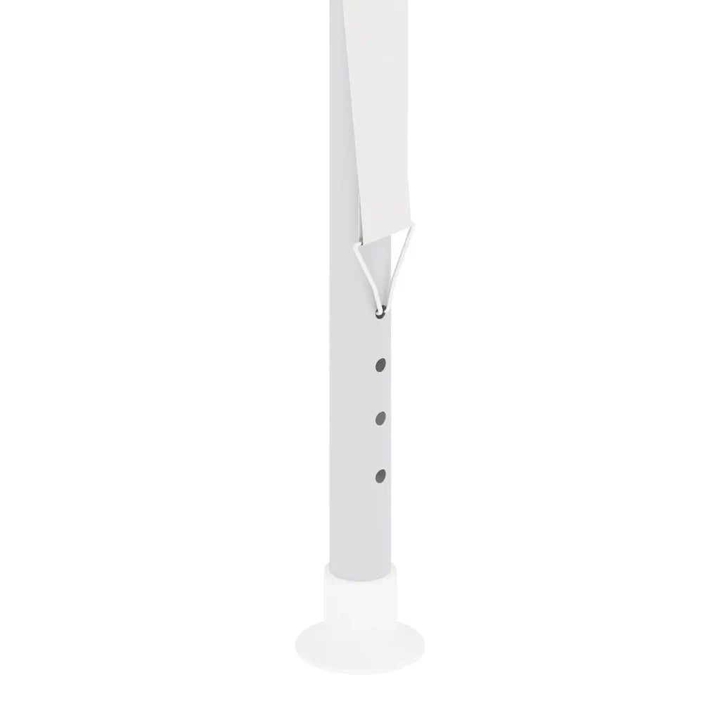 Gazebo | Pergolato Professionale con Pareti 2x2 m Bianco 90 g/m2