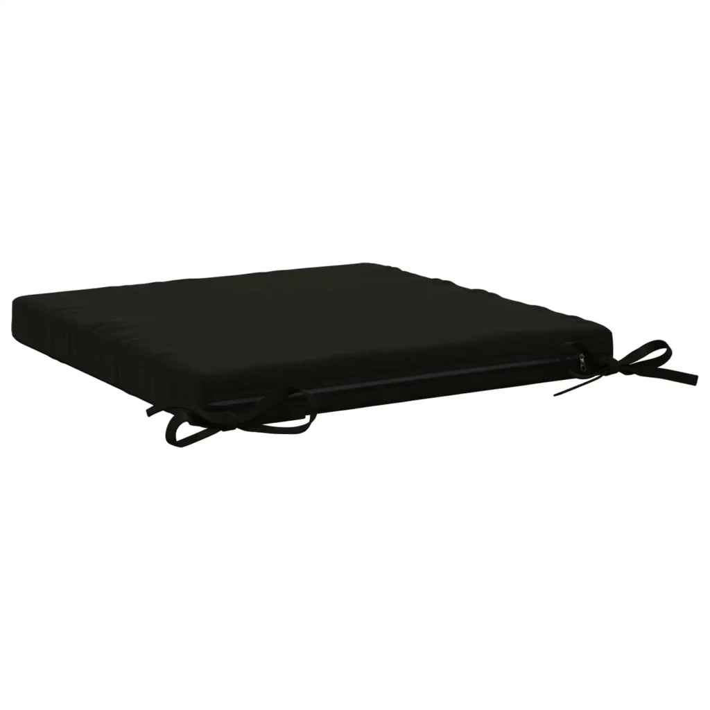 Cuscini per Sedia in 4 Pezzi SOEST 4 pz 100% Poliestere Nero 944455