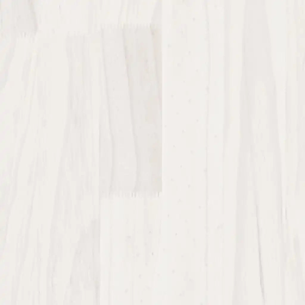 Giroletto-Struttura Letto Bianco in Legno Massello di Pino 120x200 cm 244381