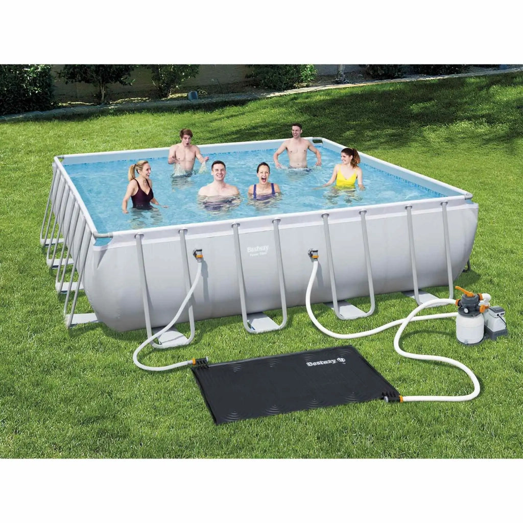 Bestway Materassino per Riscaldamento Solare della Piscina Nero PVC 42035722