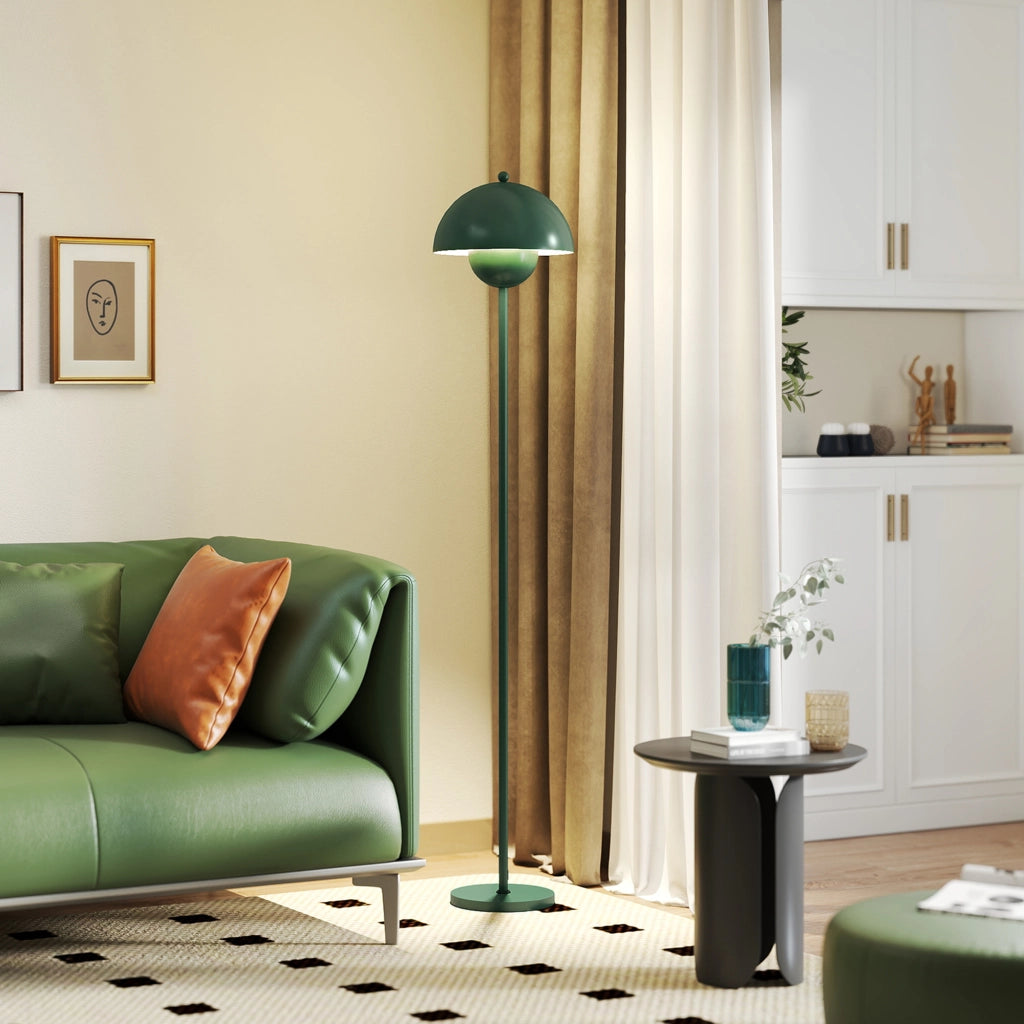 Lampada da Terra ¨C zephmum ¨C Verde, Acciaio, ?30x155 cm