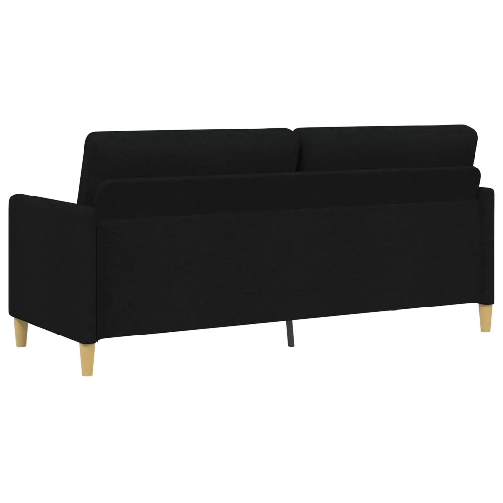Divano con Storage Nero 192 x 78 x 87 cm Poliestere 42036977