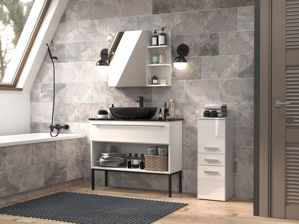 Colonna bagno NEL V DDS bianco lucido