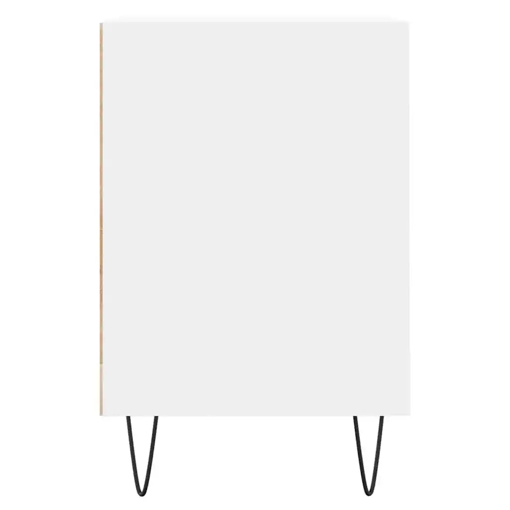 Mobile Porta TV-Mobile per TV-Credenza TV Bianco 100x35x55 cm in Legno Multistrato 372673