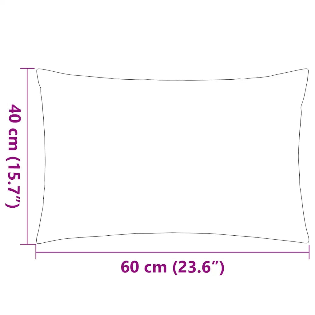 Cuscini da Esterno 4 pz 60x40 cm Grigi CFW7839830