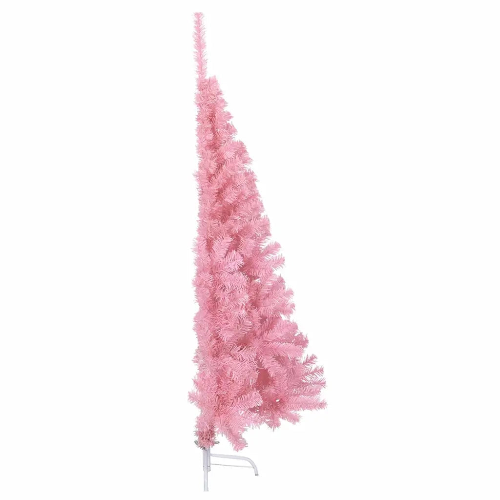 Albero di Natale | Decorazioni natalizie artificiale con luci integrate Rosa 150 cm PVC