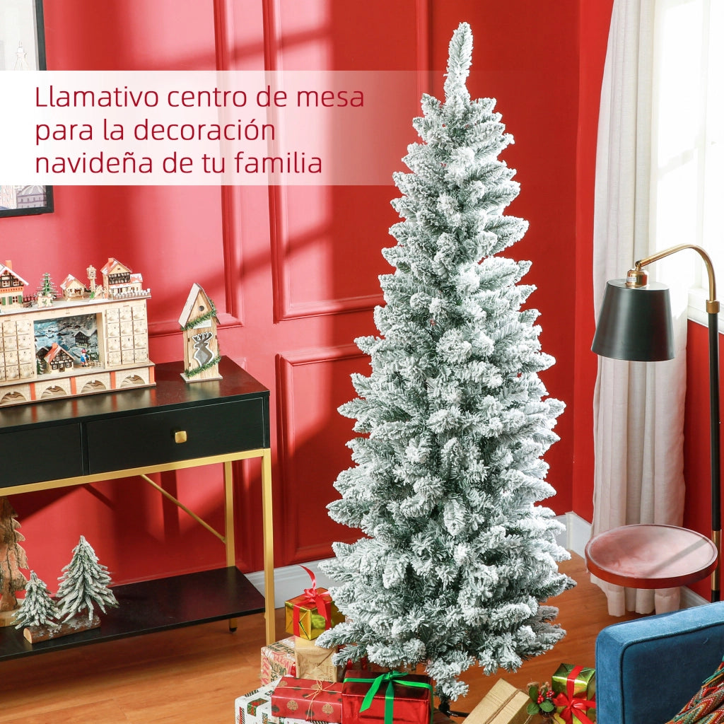 Albero di Natale Artificiale ¨C zephmum ¨C 183 cm Verde con Supporto in Metallo