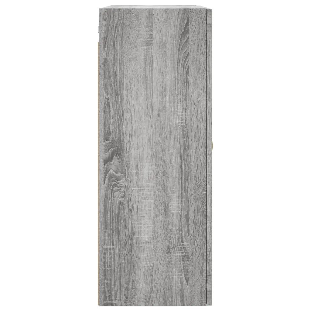 Armadietti a Parete 2 pz Grigio Sonoma in Legno Multistrato 3197927