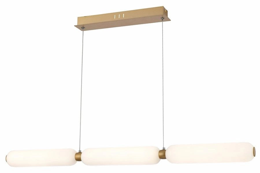 Lampada a sospensione Catkin oro LED 8W 3 luci Reality
