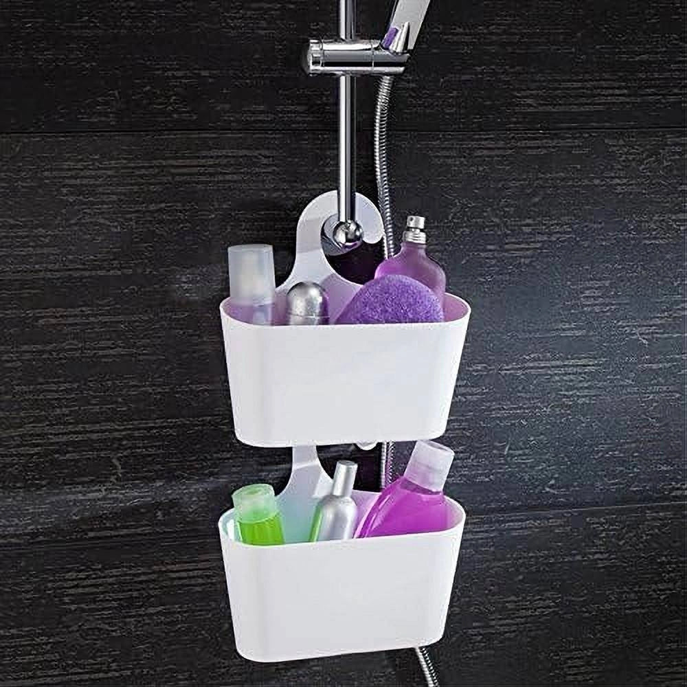 Trade Shop - Porta Oggetti Cestino Con Gancio Appendere Doccia Bagno Casa Colori Vari 79460 -