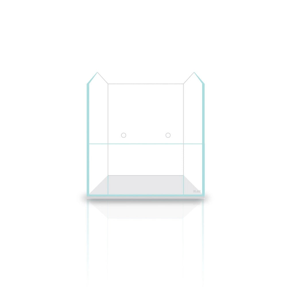 Blau Aquaristic Cubic Paludarium 45 - paludario in vetro extrachiaro cm45x45x20/55h