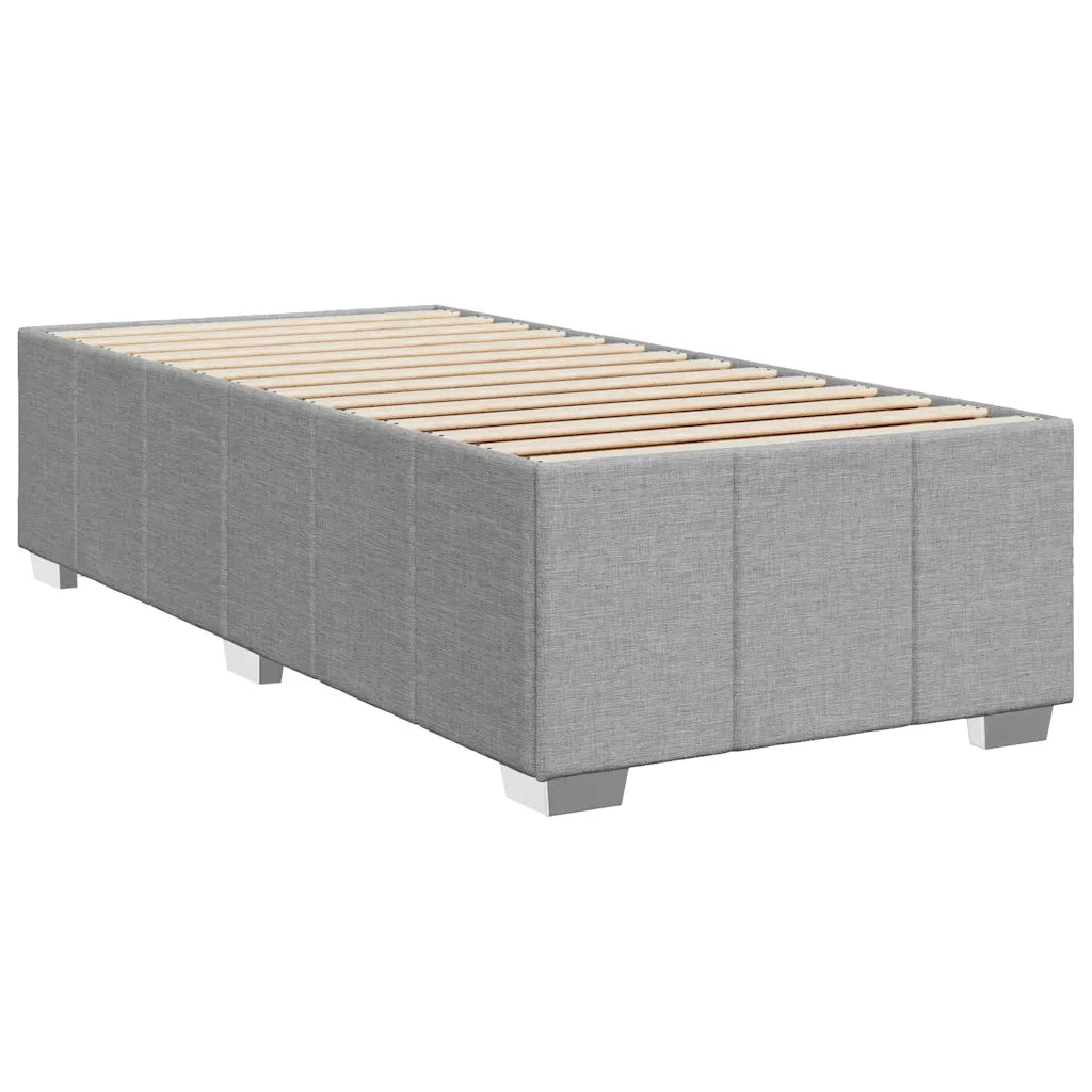 Giroletto senza Materasso Grigio Chiaro 100x200 cm Tessuto 3284811