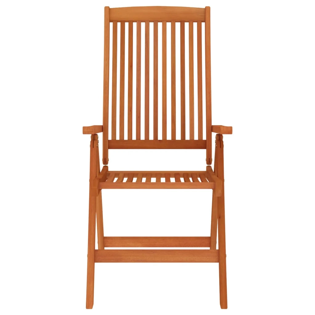 Sedie da Giardino Pieghevoli 6pz in Legno Massello di Eucalipto 3087345
