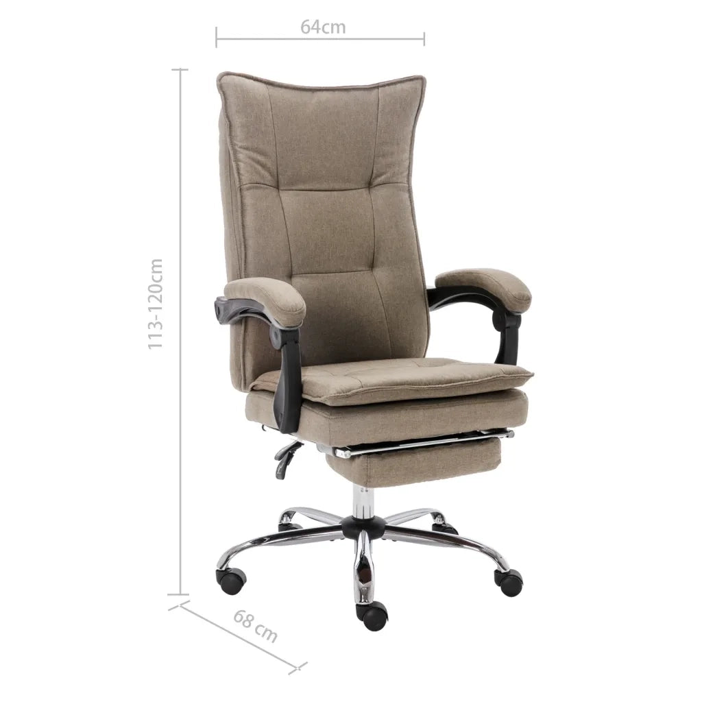 Sedia da Ufficio Grigio Talpa in Tessuto 20367
