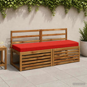 Cuscino per panchina SOEST 100% Poliestere Rosso 950348