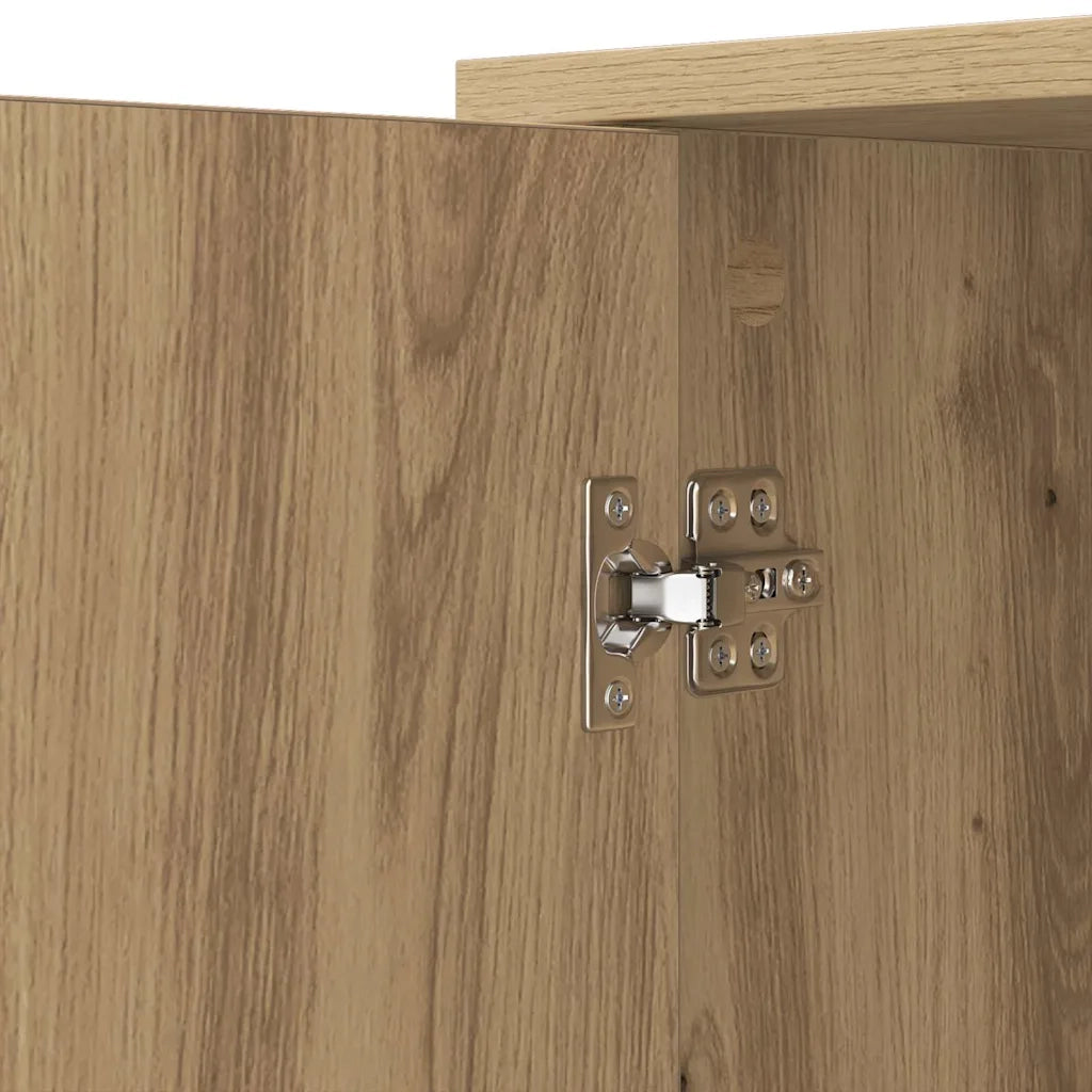 Credenza-Buffet-Armadio da cucina Rovere artigianale 100 x 33 x 75 cm Legno multistrato