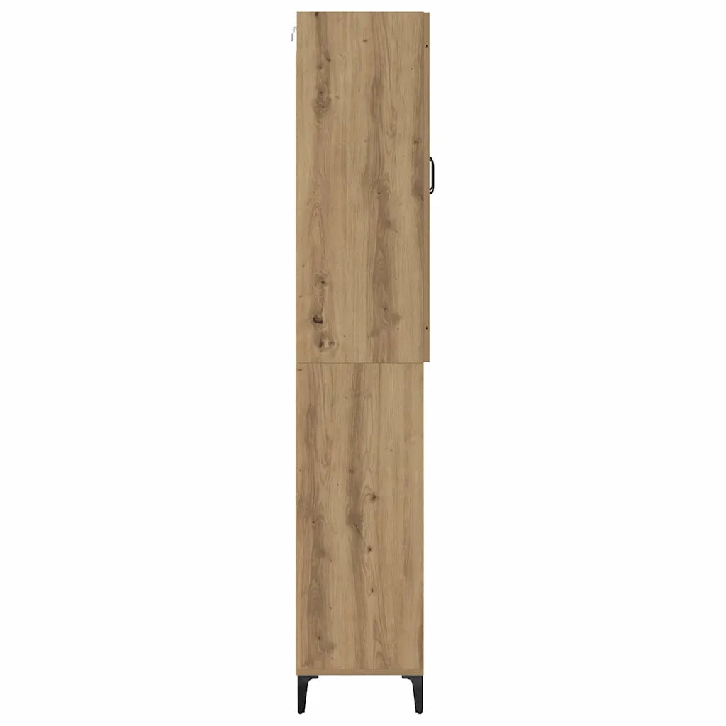 Credenza-Buffet-Armadio da cucina Rovere artigianale 69,5 x 34 x 180 cm 772007