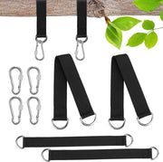 Kit di Osservazione per Sospensione con 4 Caratteristiche di Sospensione per Sospensione con 4 Haken a Carabiner per Carico Elevato Cintura di Sospensione in Nylon per Sospensione Portatile con D-Ring per Kit di Osservazione Antisfregio