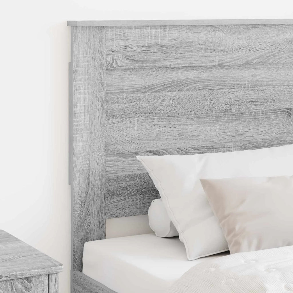 Testiera | Testata con Testiera | Testata Grigio Sonoma 75 cm Legno multistrato