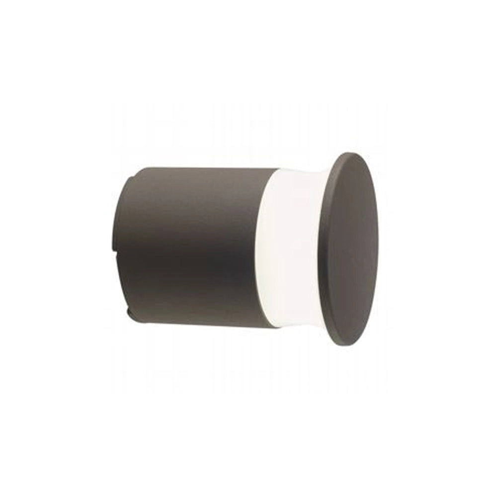 Applique Da Esterno Moderna Kep Alluminio E Termoplastica Caffè Led 9W 4000K