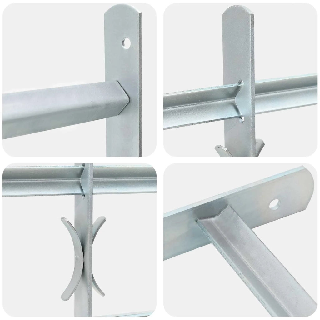 Griglia di Sicurezza per Finestre con 2 Traverse 3 pcs 42031275